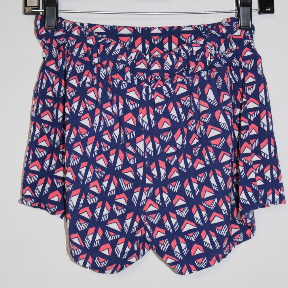 Charlotte Russe Tribal Pattern Mini-Shorts